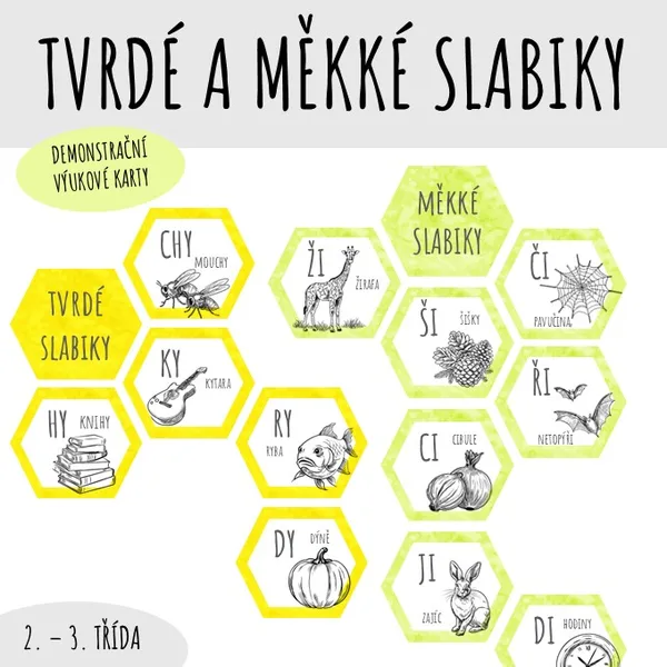 Tvrdé a měkké souhlásky/slabiky 1