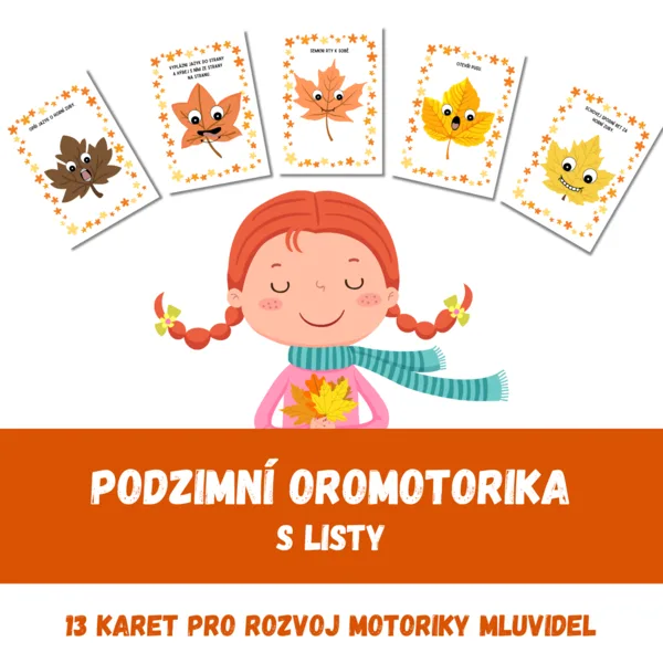 Podzimní oromotorika s listy 1