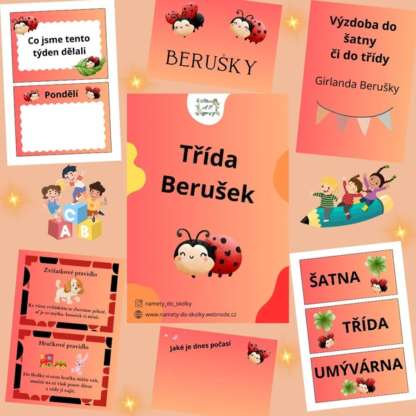 Výzdoba třídy Berušek 1