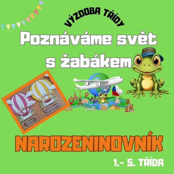 Poznáváme svět s žabákem-narozeninovník 1