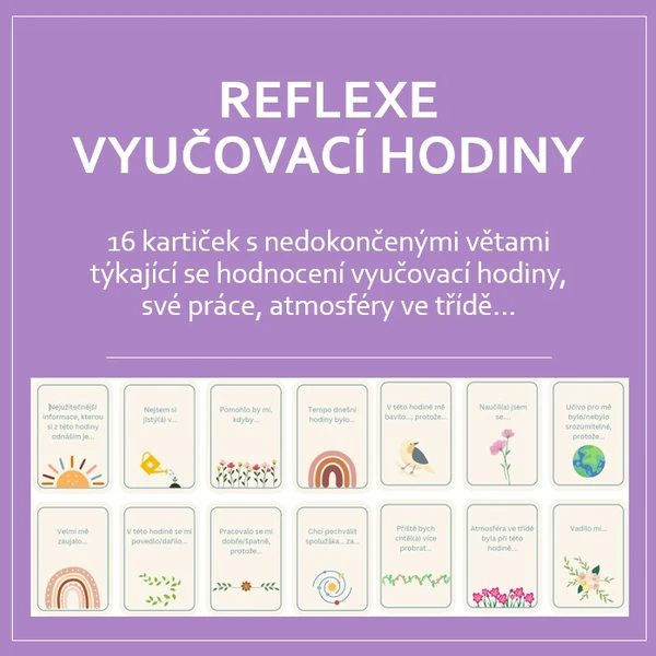 Reflexe vyučovací hodiny, sebehodnocení 1