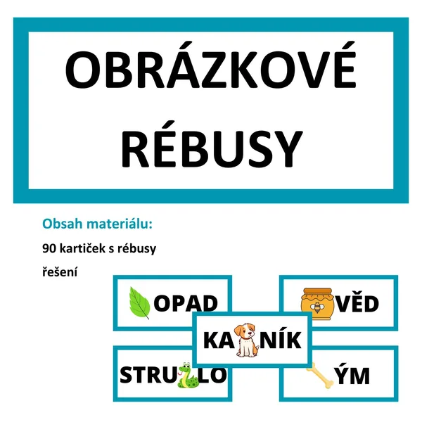 Obrázkové rébusy 1