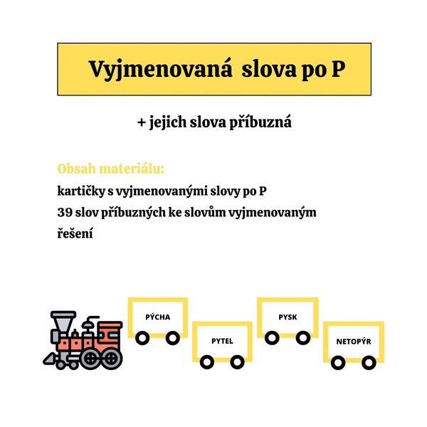 VYJMENOVANÁ SLOVA po P 1