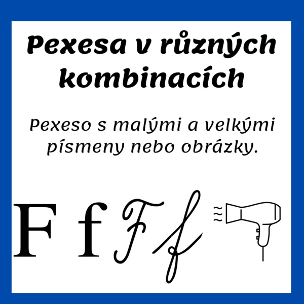 Pexeso - malá a velká tiskací/psací písmena a obrázky 1