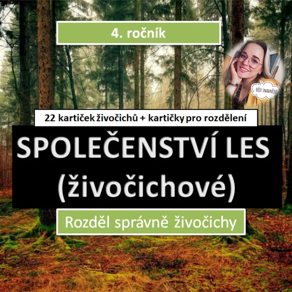 Společenství les (živočichové) 1