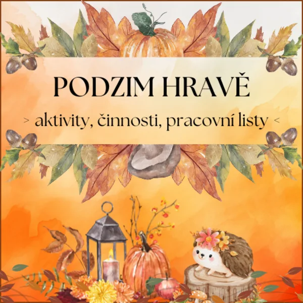 Podzim hravě - aktivity, činnosti, pracovní listy 1