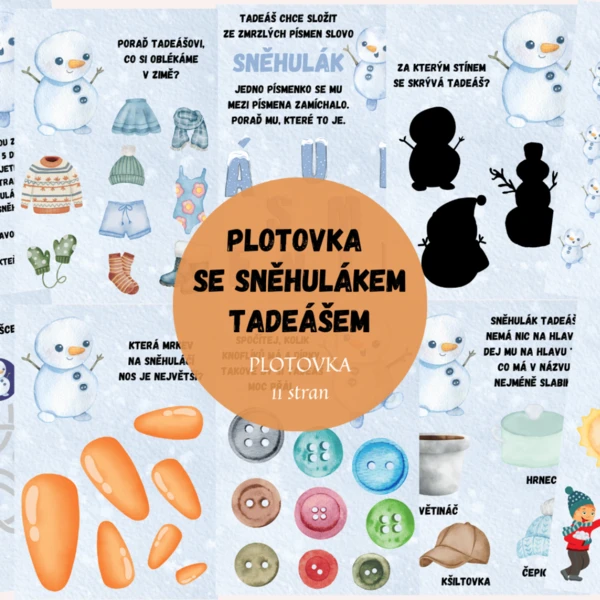 PLOTOVKA SE SNĚHULÁKEM TADEÁŠEM 1