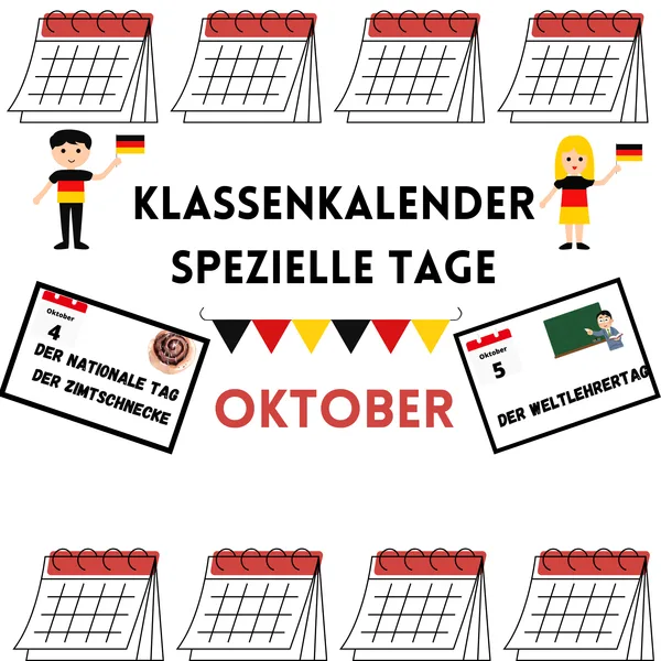 Der Klassenkalender - Oktober 1