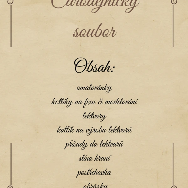Čarodějnický soubor 1