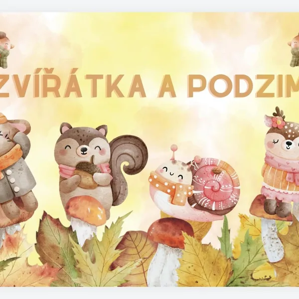 Zvířátka a podzim 1