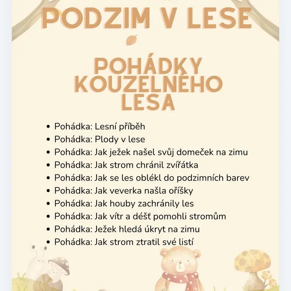 Podzimní pohádky  1
