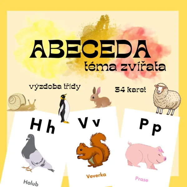 Abeceda - téma zvířat 1