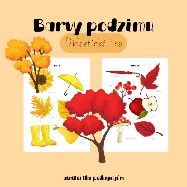 Podzimní barvy - didaktická hra 1
