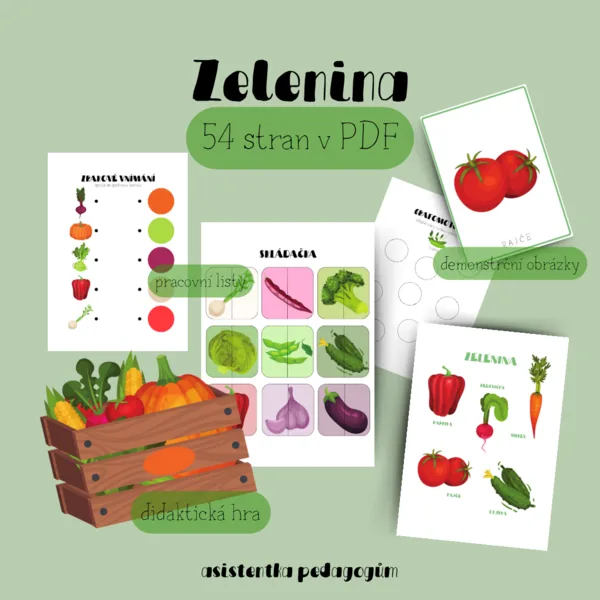 Zelenina - soubor aktivit 1