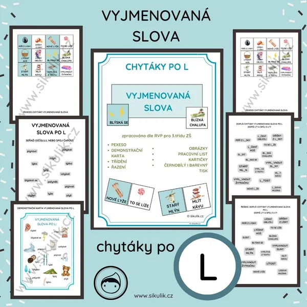 VYJMENOVANÁ SLOVA CHYTÁKY PO L 1