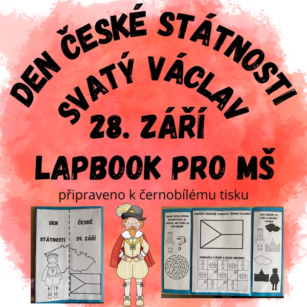 Svatý Václav 28. září - lapbook pro MŠ 1