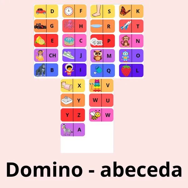 Domino abeceda 1