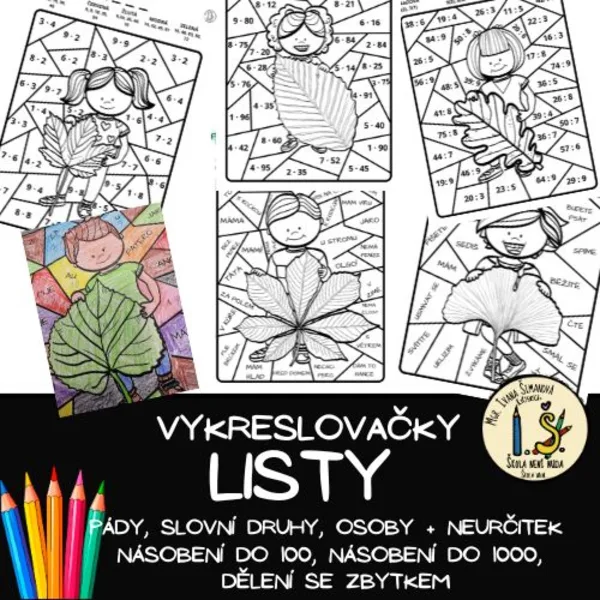 LISTY - VYKRESLOVAČKY - ČJ, M - 4.- 5. třída 1