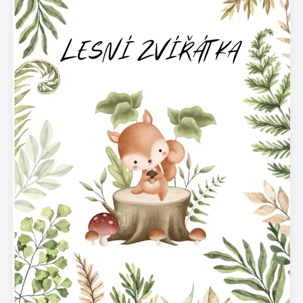 Lesní zvířátka 1