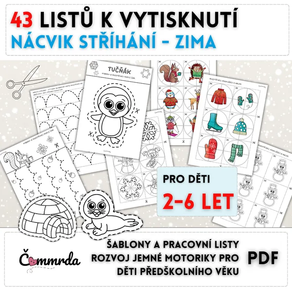 Nácvik stříhání - zima 1