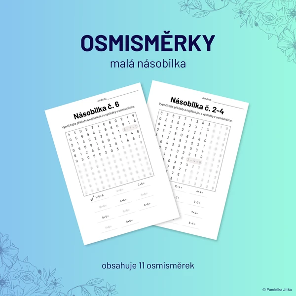 OSMISMĚRKY - malá násobilka 1