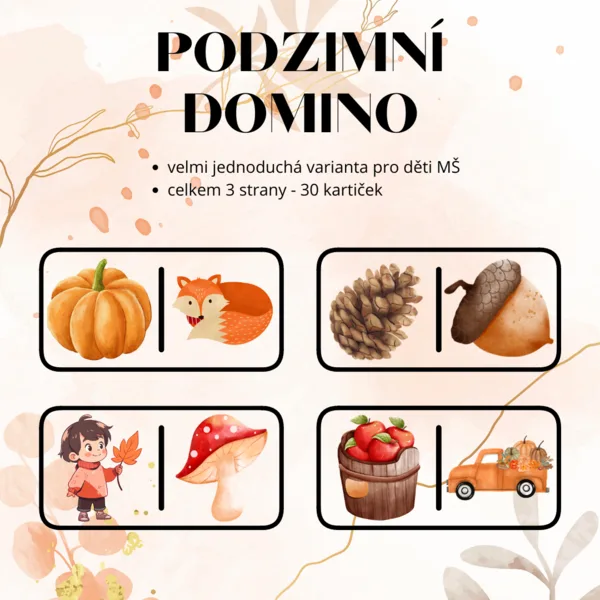 Podzimní domino 1