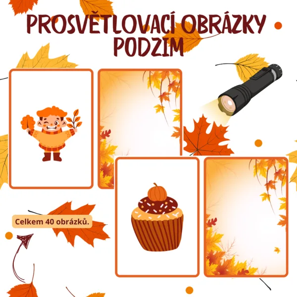 Podzimní prosvětlovací kartičky 1
