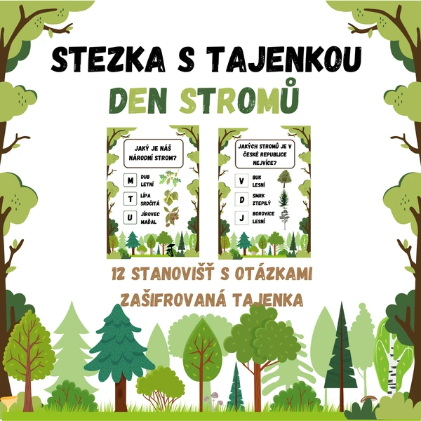 DEN STROMŮ-stezka s tajenkou 1