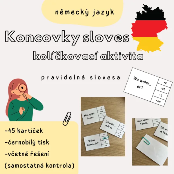 Časování sloves, koncovky v NJ 1