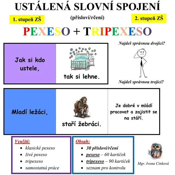 Ustálená slovní spojení (přísloví/rčení) 1