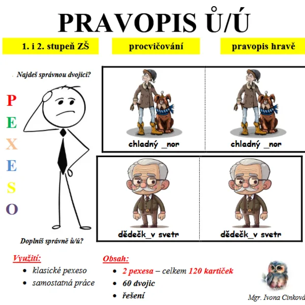 Pravopis ů/ú  1