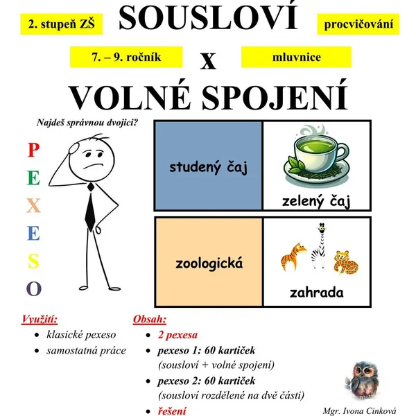 Sousloví x volné spojení 1