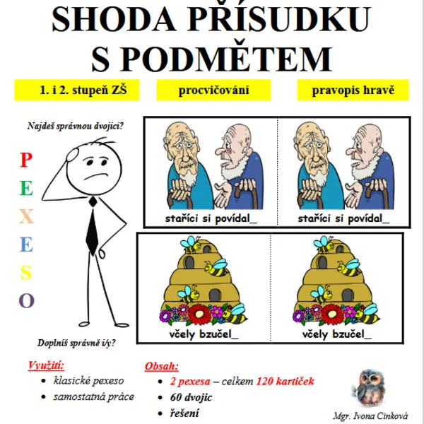 Shoda přísudku s podmětem 1