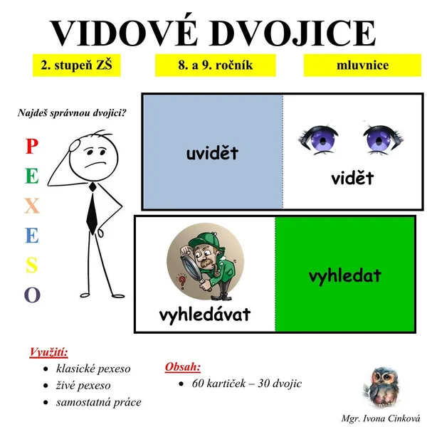 Slovesný vid - vidové dvojice 1