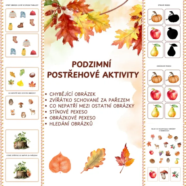 Podzim - postřehové aktivity 1
