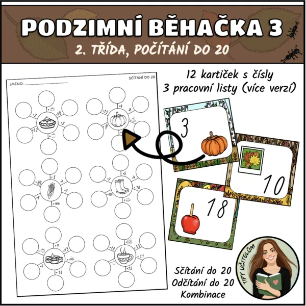 Podzimní běhačka 3 - počítání do 20 (2. třída) 1