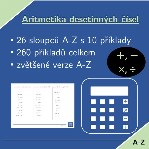 Aritmetika desetinných čísel | matematika | 26 sloupců 1