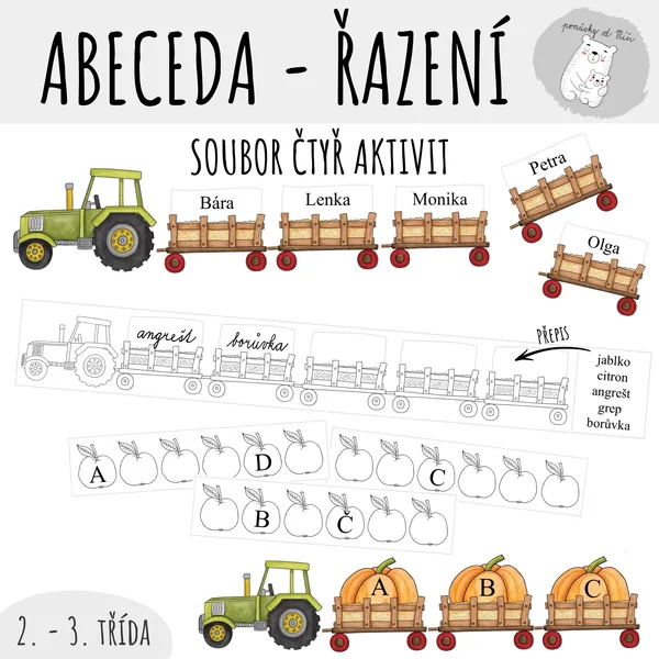 Abeceda - řazení 1