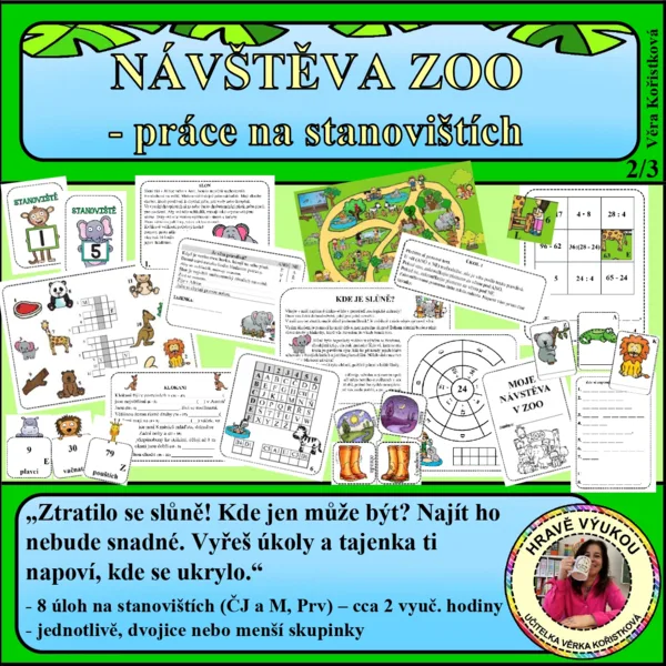 NÁVŠTĚVA ZOO – PRÁCE NA STANOVIŠTÍCH 1