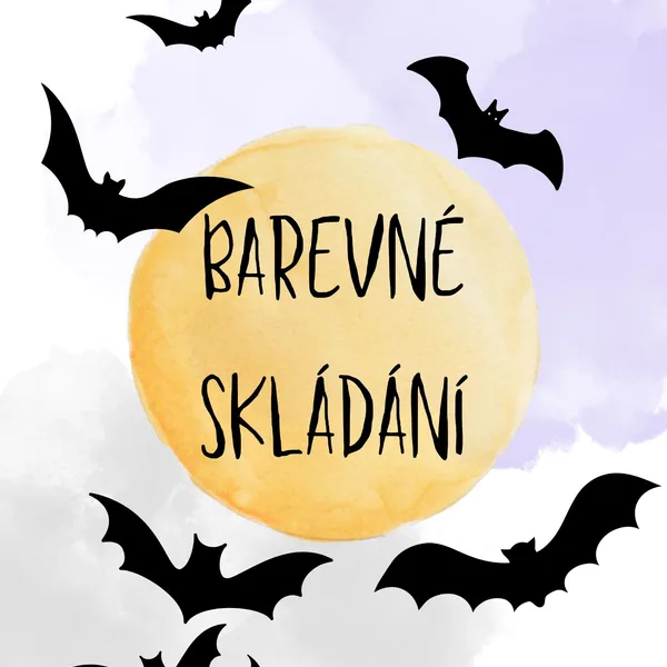 Barevné skládání - Halloween 1