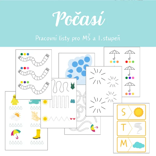 Pracovní listy - počasí 1