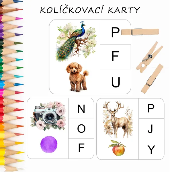 KOLÍČKOVÁNÍ ABECEDA 1