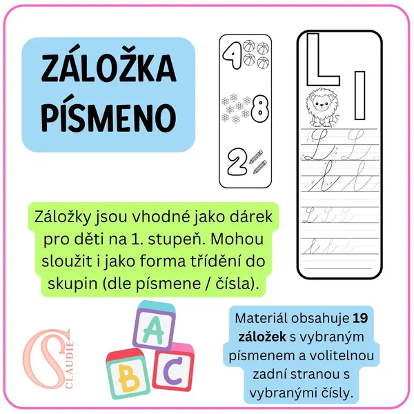 Záložky pro děti 1