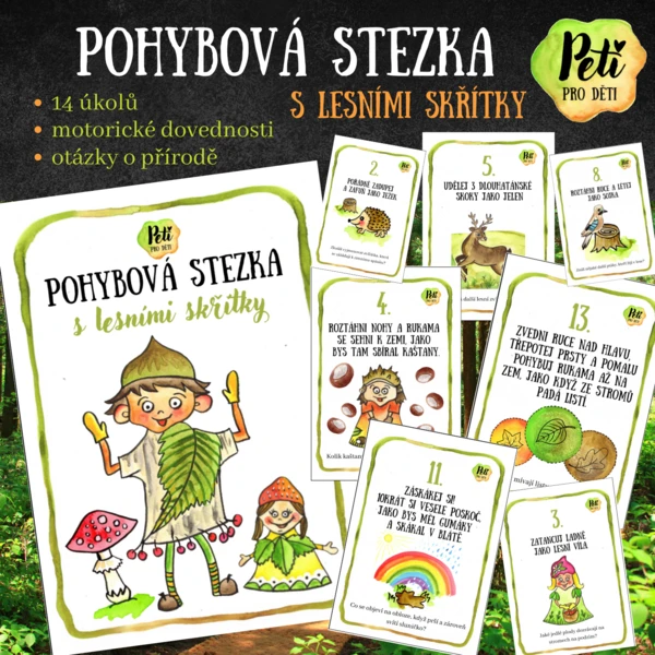 Pohybová stezka s lesními skřítky 1