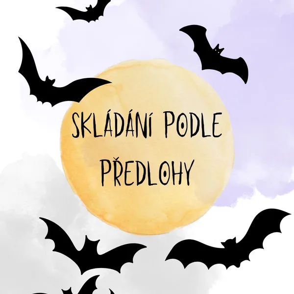 Skládání podle předlohy- Halloween 1
