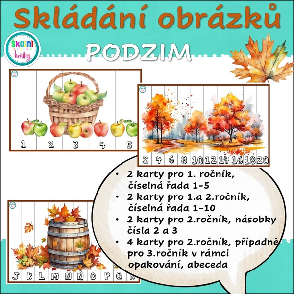 Skládání obrázků - podzim 1