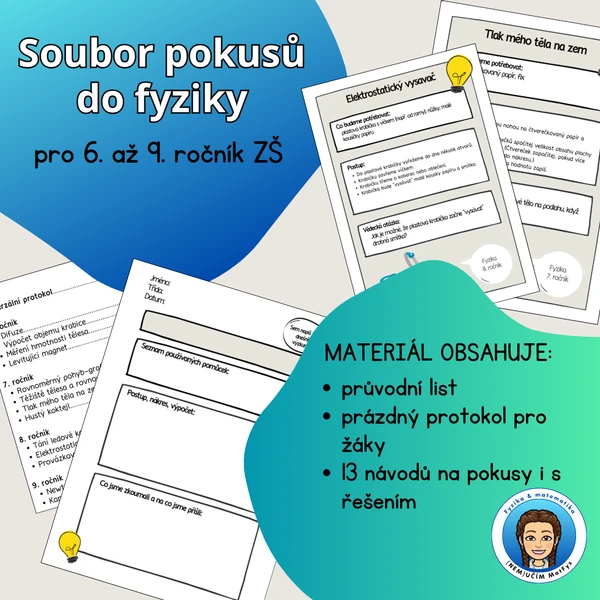 Soubor pokusů do fyziky 1