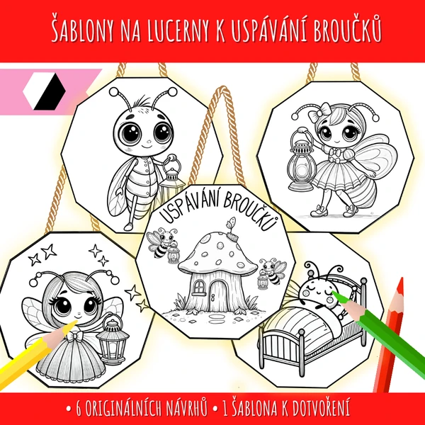 Lucerny a lampióny k uspávání broučků 1