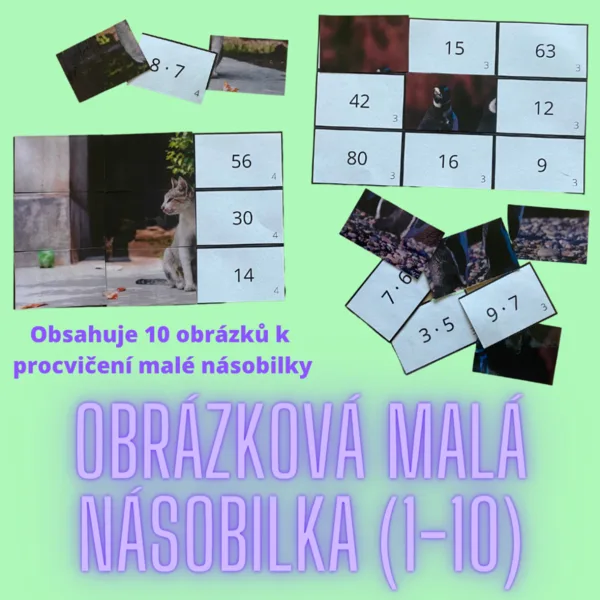 Obrázková malá násobilka (1-10)  1