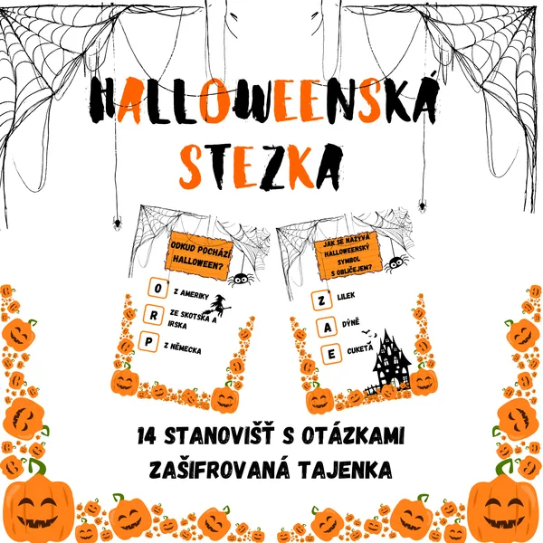 Stezka s tajenkou - HALLOWEEN 1